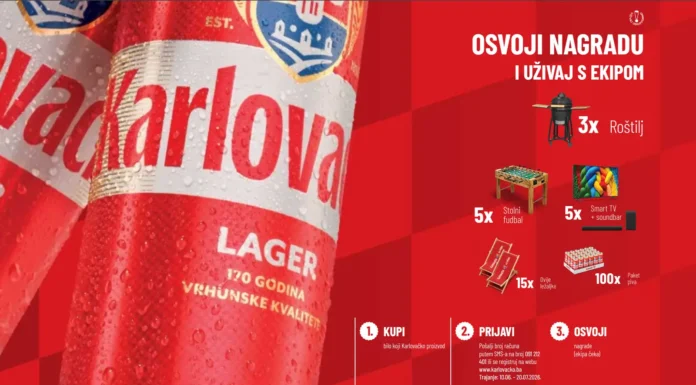 Karlovačko nagradna igra 2026: KARLOVAČKO UZ EKIPU