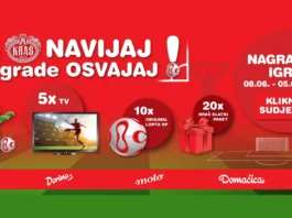 Kraš nagradna igra: Uz Kraš navijaj i nagrade osvajaj!