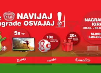 Kraš nagradna igra: Uz Kraš navijaj i nagrade osvajaj! Kraš nagradna igra: Uz Kraš navijaj i nagrade osvajaj!