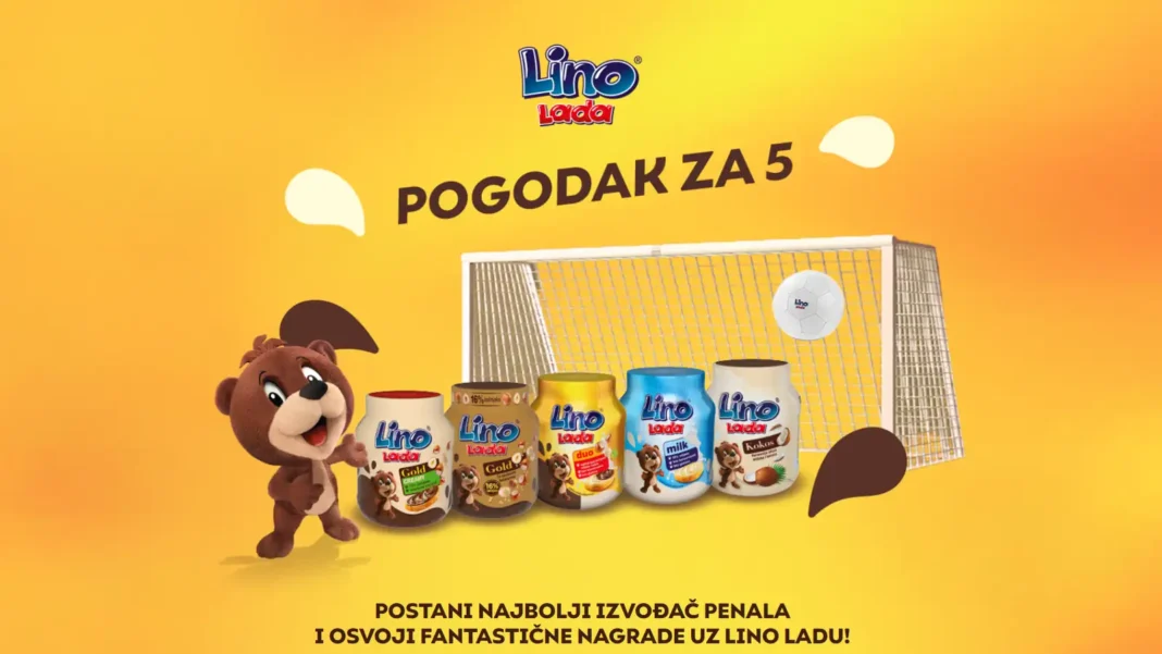 Lino Lada nagradna igra 2026: Lino Lada - Pogodak za 5 Lino Lada nagradna igra 2026: Lino Lada - Pogodak za 5