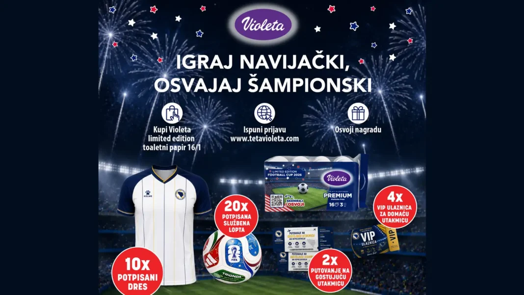 Violeta nagradna igra: Igraj navijački, osvajaj šampionski!