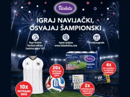 Violeta nagradna igra: Igraj navijački, osvajaj šampionski!