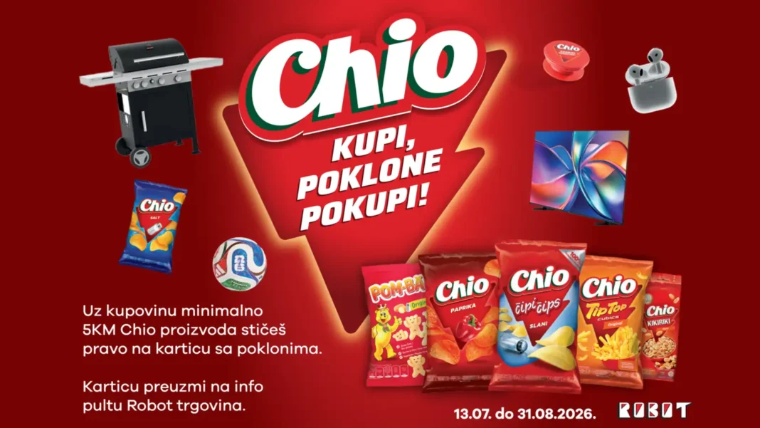 Chio nagradna igra 2026: Chio kupi, poklon pokupi Chio nagradna igra 2026: Chio kupi, poklon pokupi