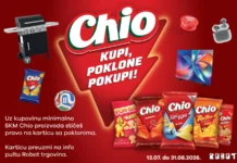 Chio kupi, poklon pokupi! Chio nagradna igra 2026: Chio kupi, poklon pokupi