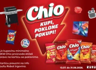 Chio kupi, poklon pokupi! Chio nagradna igra 2026: Chio kupi, poklon pokupi