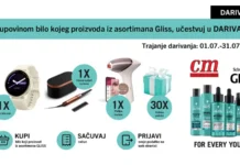 Gliss nagradna igra u cm: Gliss i CM darivanje! Gliss nagradna igra u cm: Gliss i CM darivanje!