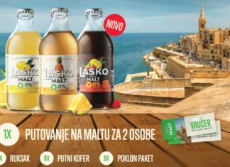 Laško nagradna igra: Laško Malt nagrađuje i vodi te na Maltu Laško Malt nagradna igra 2026: Laško Malt te vodi na Maltu