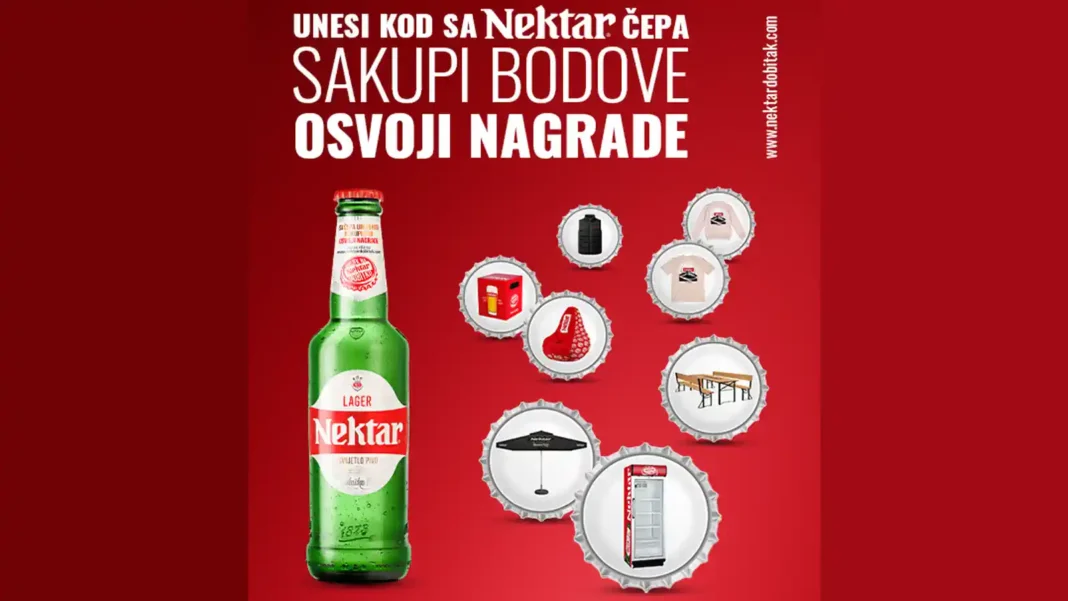 Nektar nagradna igra 2026: Nektar dobitak