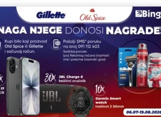 Old Spice i Gillette nagradna igra: Snaga njege donosi nagrade! Old Spice i Gillette nagradna igra 2026: Snaga njege donosi nagrade!