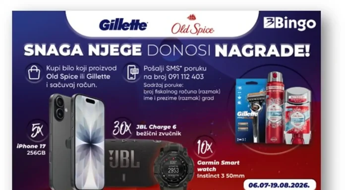 Old Spice i Gillette nagradna igra 2026: Snaga njege donosi nagrade!