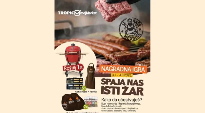 Tropic: Spaja nas isti žar TROPIC nagradna igra 2026: SPAJA NAS ISTI ŽAR