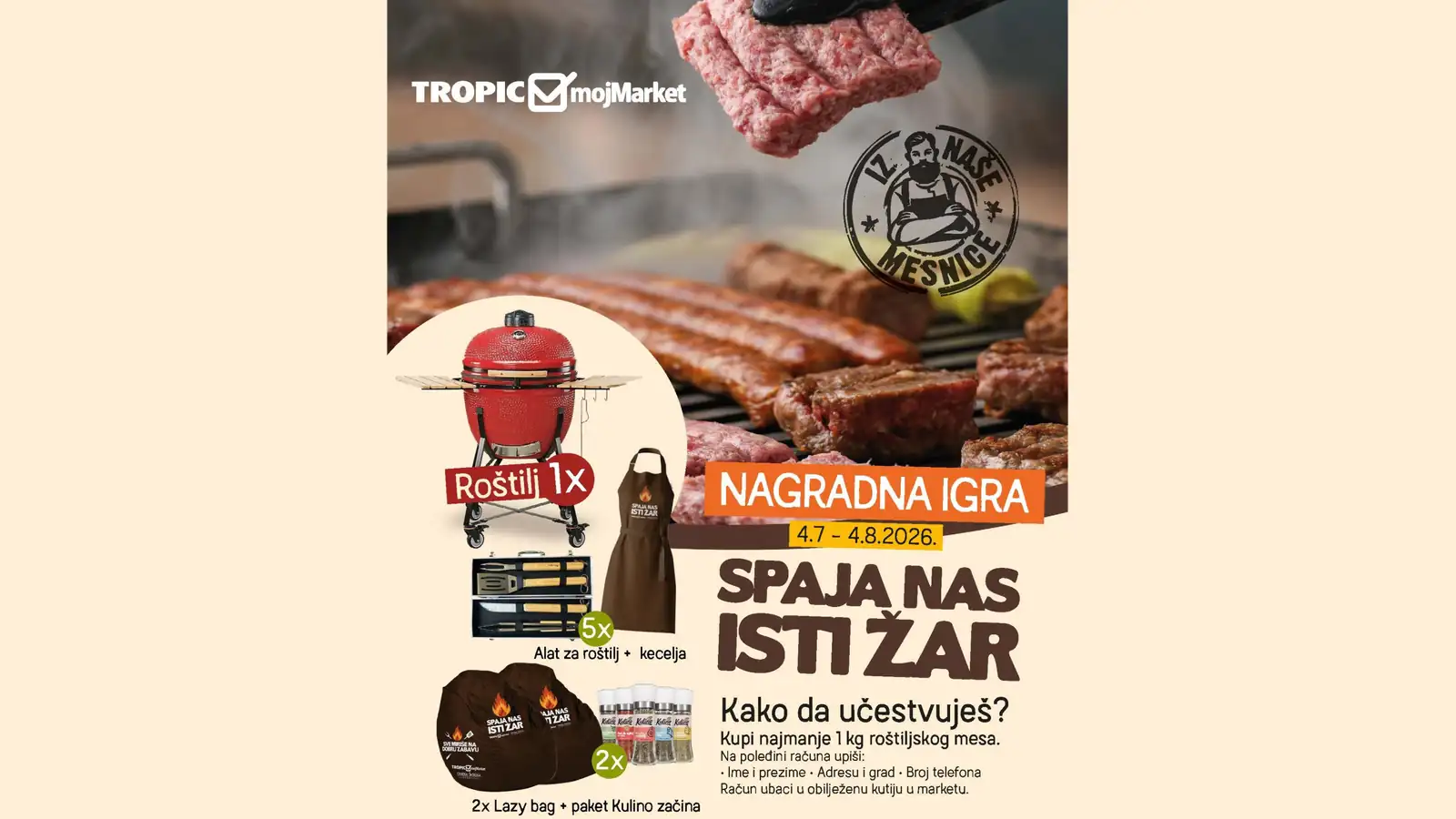 TROPIC nagradna igra 2026: SPAJA NAS ISTI ŽAR