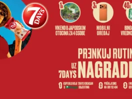 7Days nagradna igra 2026: Prenkuj rutinu uz 7Days nagrade