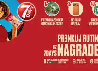 7days nagradna igra: Prenkuj rutinu uz 7Days nagrade 7Days nagradna igra 2026: Prenkuj rutinu uz 7Days nagrade