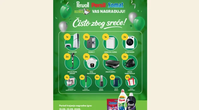 KORT marketi nagradna igra: Sjajne nagrade u Kortu uz Persil, Perwoll i Somat