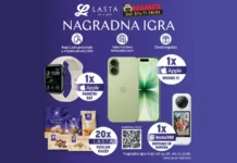 Lasta i Namex nagradna igra za Apple iPhone 17 i Apple Watch Lasta i Namex nagradna igra: Apple iPhone 17 ili Apple Watch