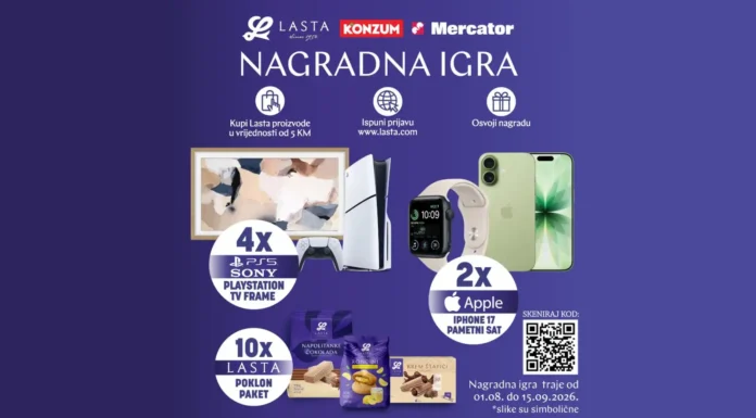 Lasta nagradna igra u Konzumu za iPhone 17 i PlayStation 5