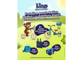 LINO LJETNA AVANTURA uz Lino Frutolino pouch voćne kašicu LINO LJETNA AVANTURA