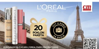 L'ORÉAL nagradna igra u cm-u: Osvojite put u Pariz L'ORÉAL nagradna igra u cm-u: Osvojite put u Pariz