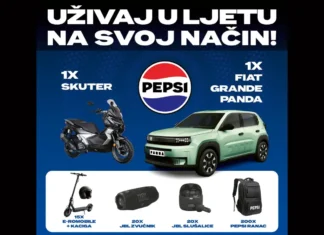 Pepsi nagradna igra 2026: Uživaj u ljetu na svoj način i osvoji auto! Pepsi nagradna igra 2026: Uživaj u ljetu na svoj način!