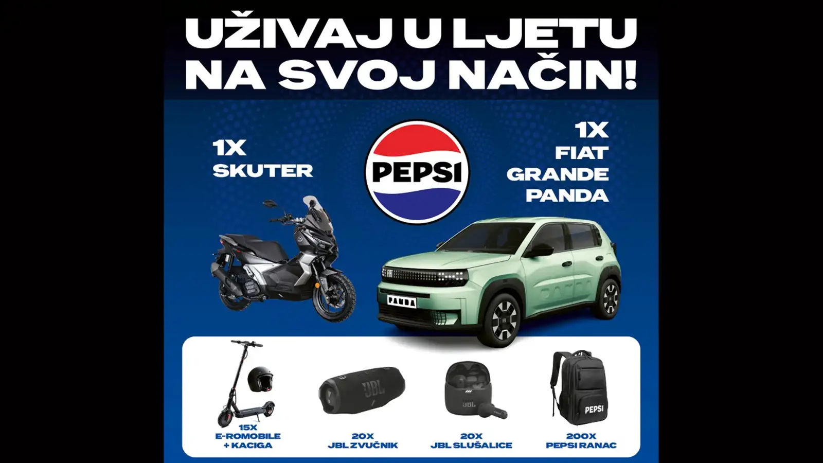 Pepsi nagradna igra 2026: Uživaj u ljetu na svoj način!