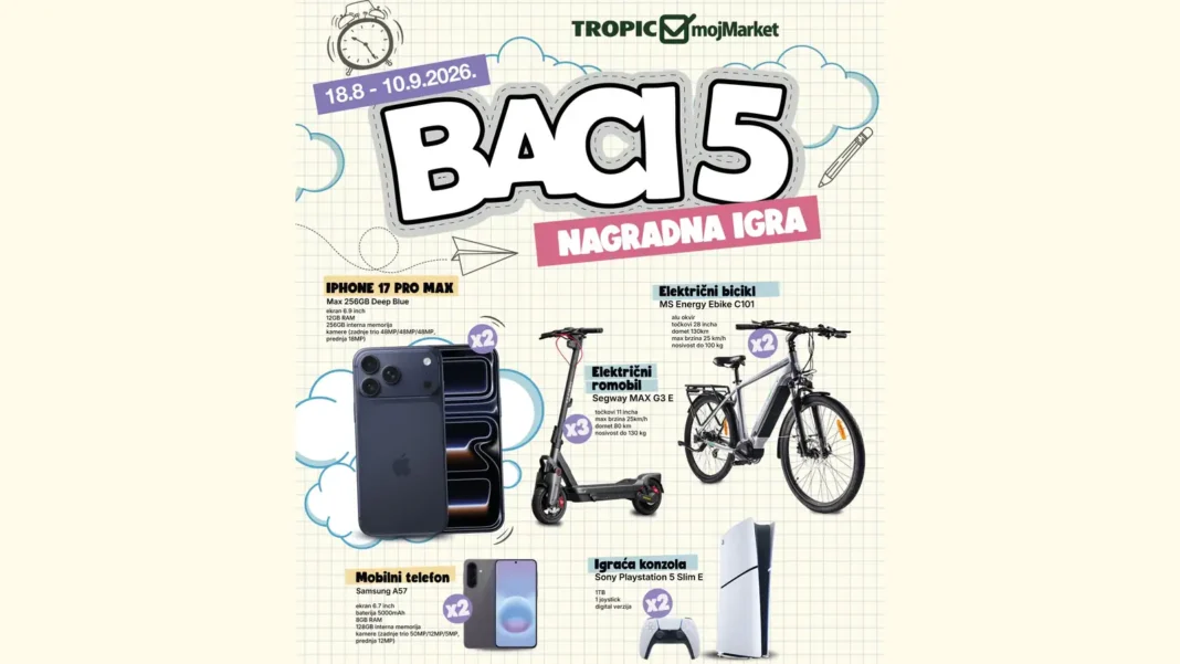 TROPIC nagradna igra: Školska nagradna igra TROPIC nagradna igra: Školska nagradna igra