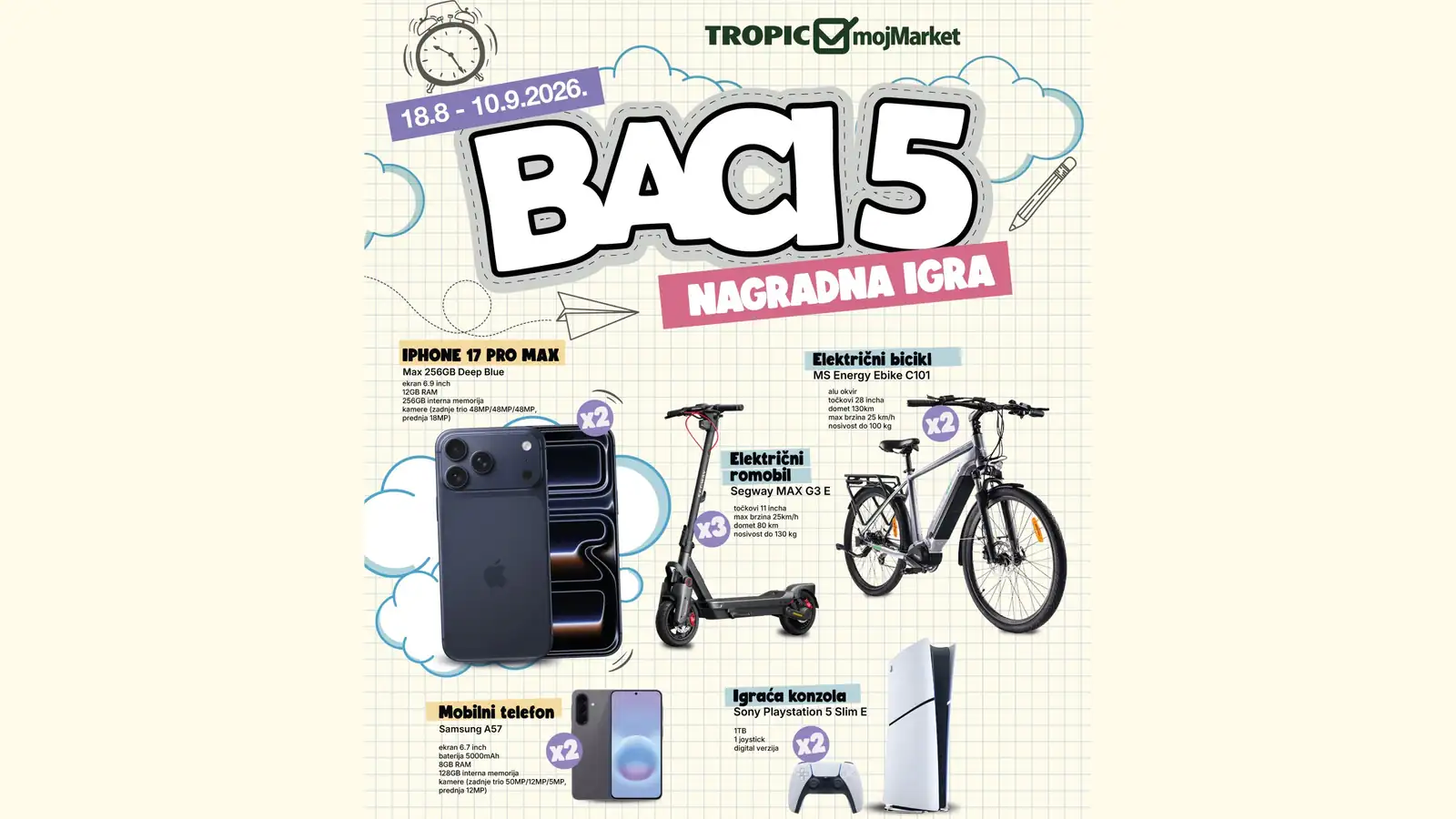 TROPIC nagradna igra: Školska nagradna igra