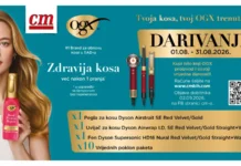 Tvoja kosa, tvoj OGX trenutak – OGX nagradna igra u cm-u OGX nagradna igra u cm-u traje do 31.8.2026., a možete osvojiti: Dyson pegla za kosu, Dyson uvijač za kosu, Dyson fen za kosu i Vrijednih poklon paket.
