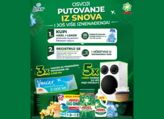 Ariel i Lenor nagradna igra u Bingo: Osvoji putovanje iz snova! Ariel i Lenor nagradna igra u Bingo: Osvoji putovanje iz snova i još više iznenađenja!