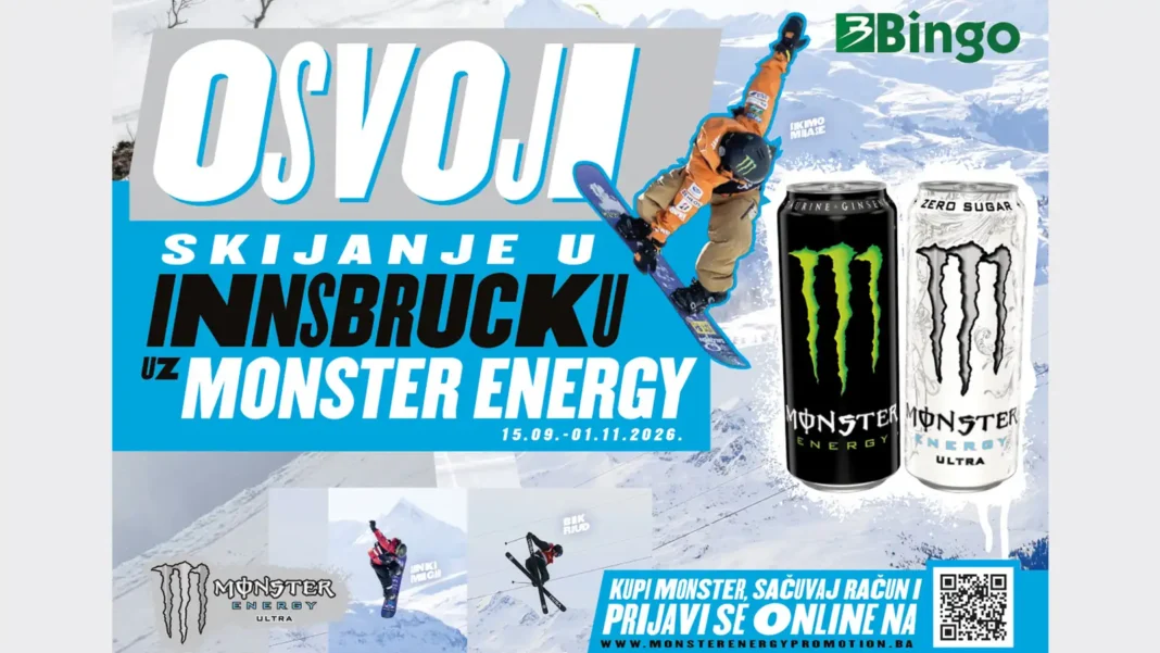 Monster nagradna igra: Osvoji skijanje u Innsbrucku uz Monster Energy