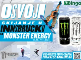Monster nagradna igra: Osvoji skijanje u Innsbrucku uz Monster Energy