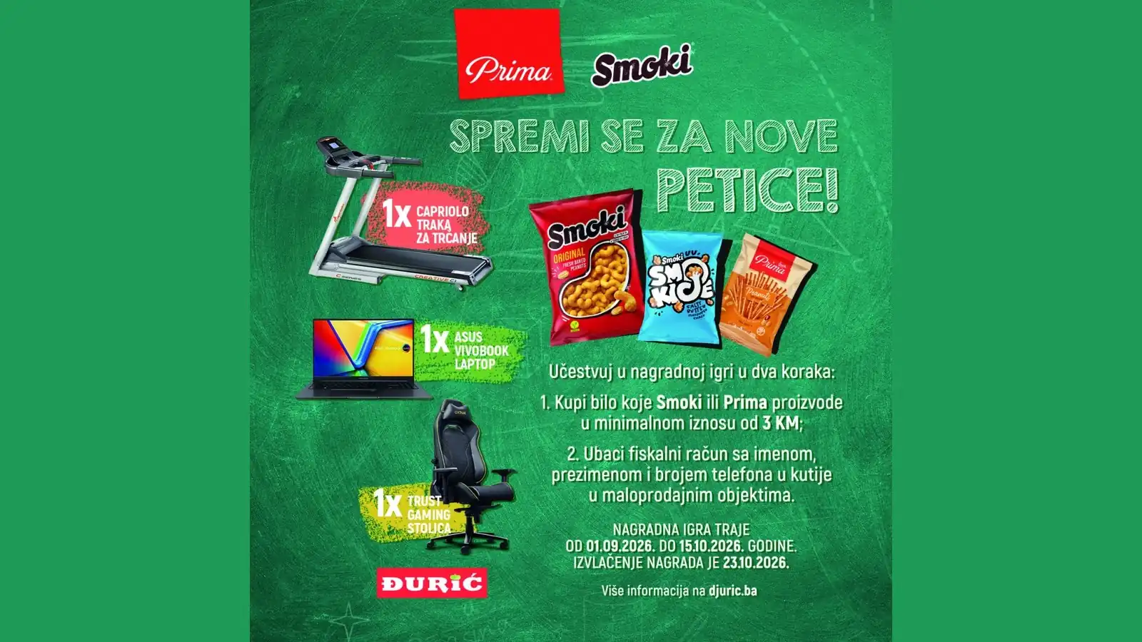 Štark i Đurić nagradna igra: Spremi se za nove petice