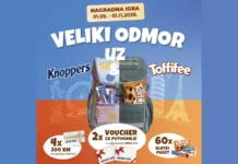 TOFFIFEE i KNOPPERS nagradna igra 2026 TOFFIFEE i KNOPPERS nagradna igra 2026 u BiH