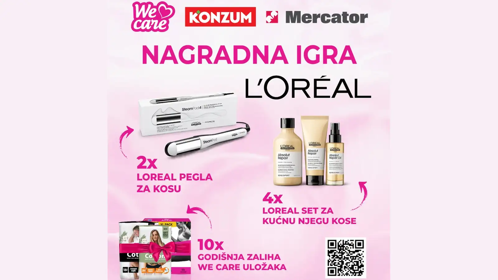 Violeta We Care i Konzum nagradna igra za Lorelal nagrade